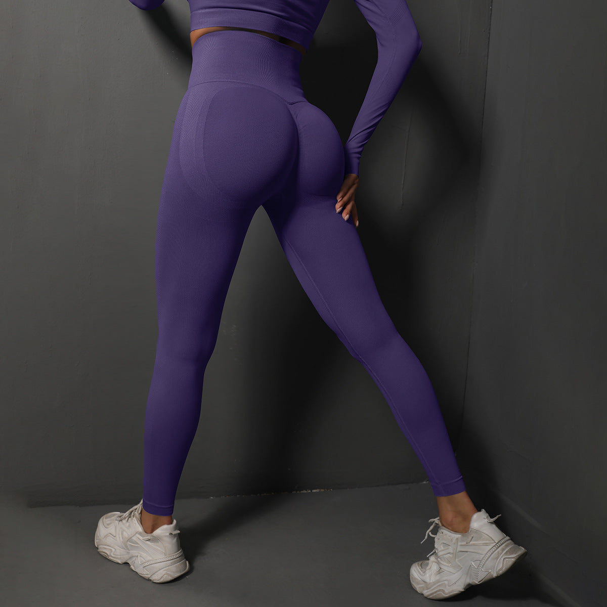 Seamless Stretch High Waist Belly Contracting And Close-fitting Trousers
