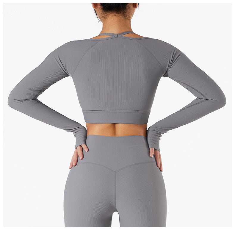 GR YL104 High-Quality 2-Piece Seamless Gym Set