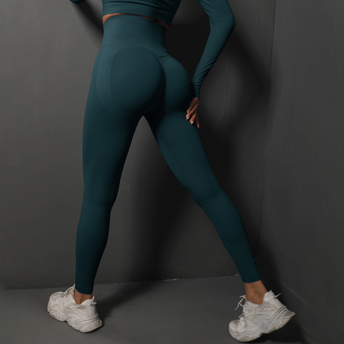 Seamless Stretch High Waist Belly Contracting And Close-fitting Trousers