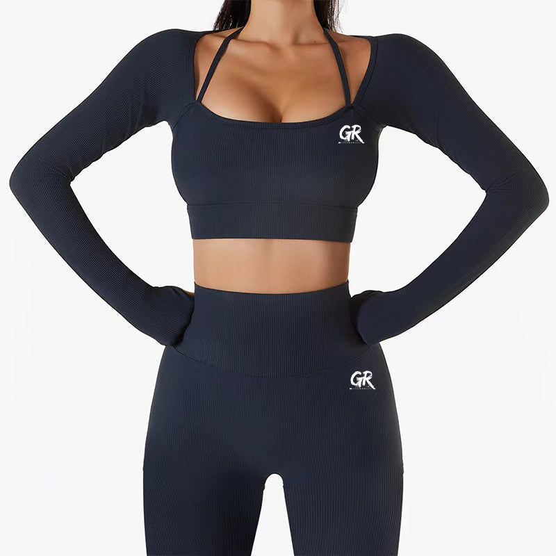 GR YL104 High-Quality 2-Piece Seamless Gym Set