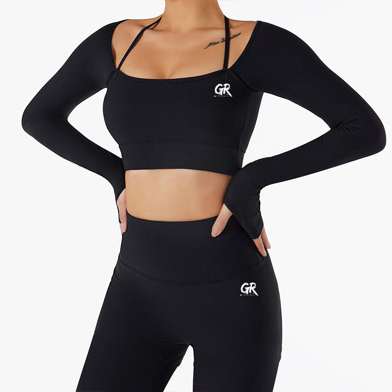 GR YL104 High-Quality 2-Piece Seamless Gym Set