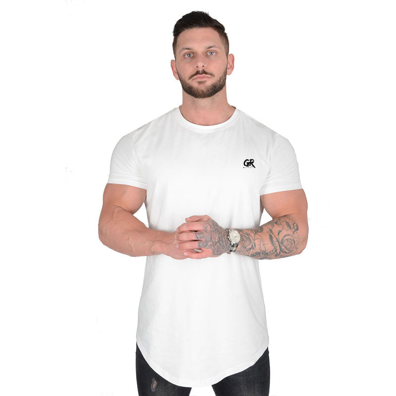 GR Fitted Curved Hem T-Shirt,