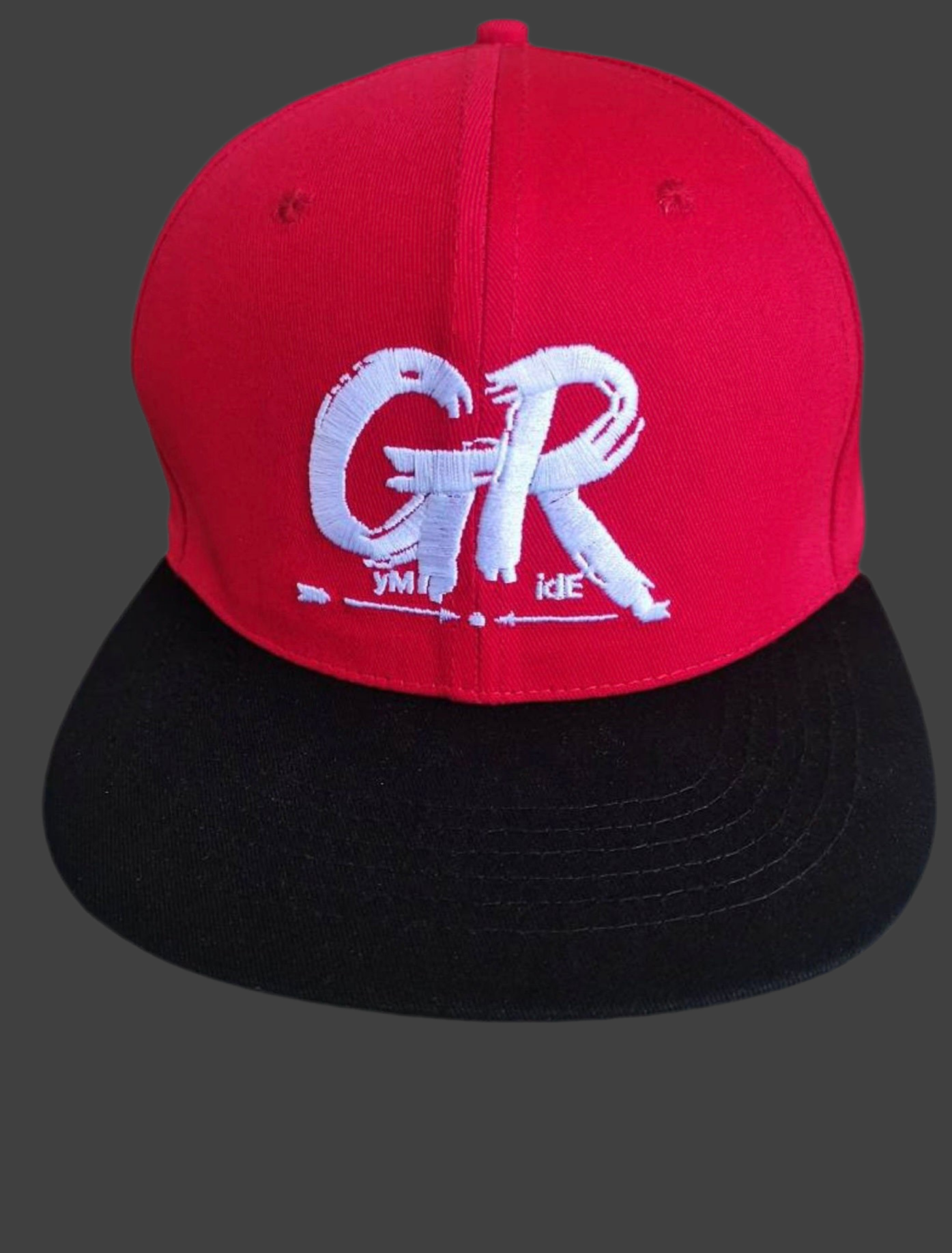 GR Signature Snapback Hat – Red & Black