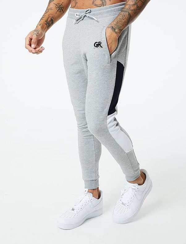 GR Essential Panel Joggers – Light Grey