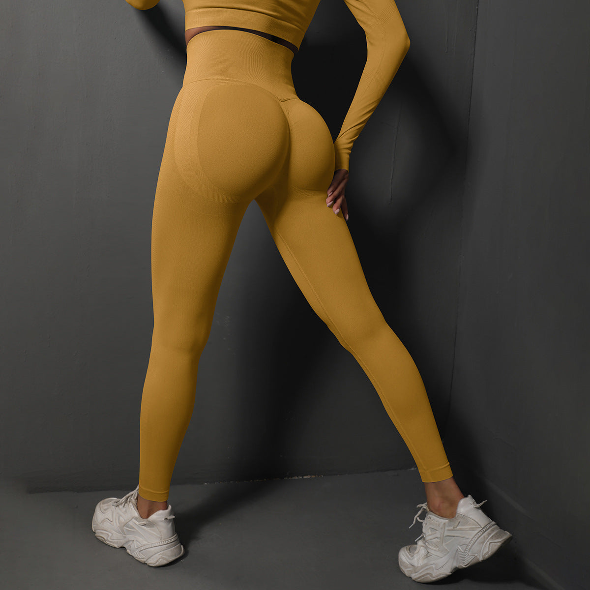 Seamless Stretch High Waist Belly Contracting And Close-fitting Trousers