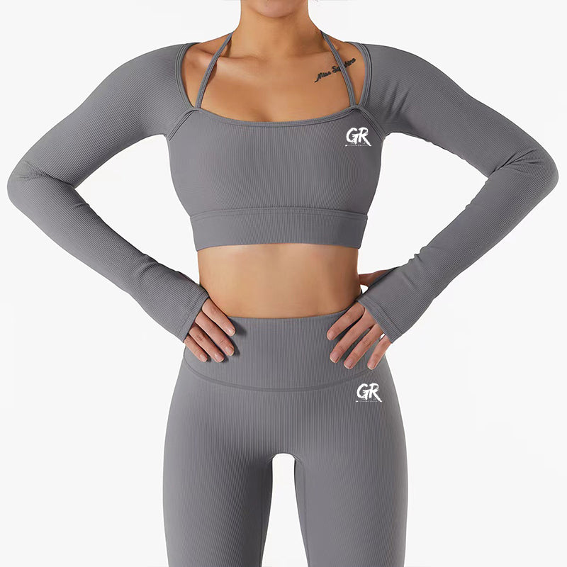 GR YL104 High-Quality 2-Piece Seamless Gym Set